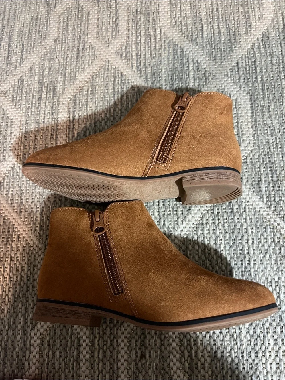 Cat & Jack Kids Brown Suede Ankle Boots